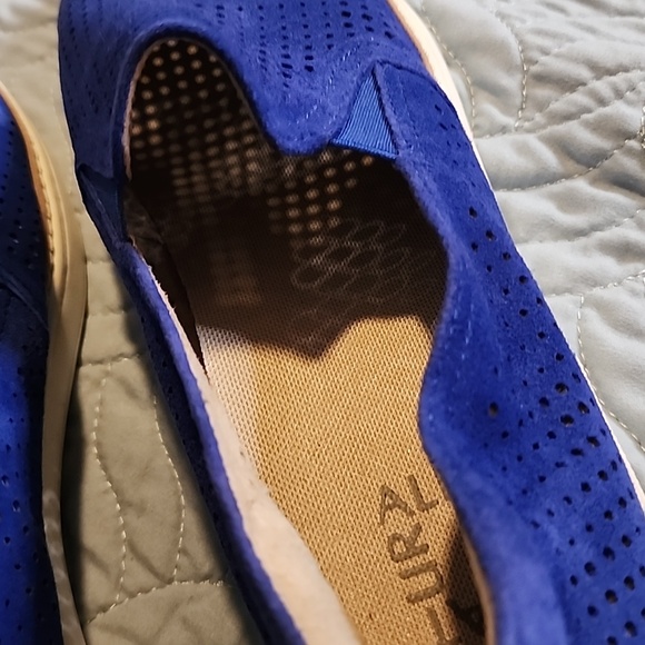 Naturalizer Size 10M Womens Suede Blue Slip On Shoes - Picture 9 of 16